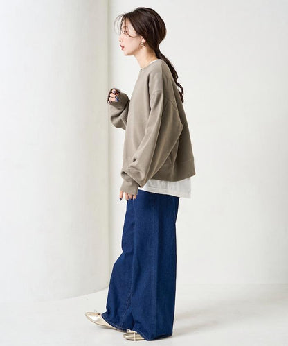 厚重款寬鬆短款衛衣