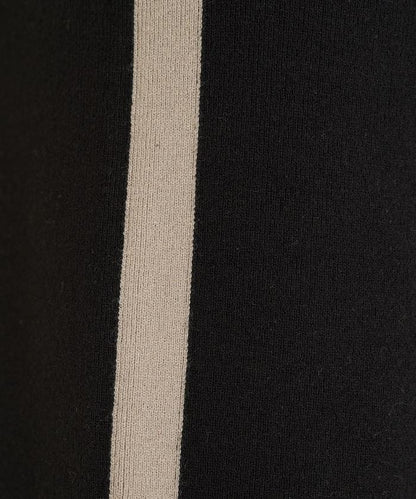 針織條紋休閒褲