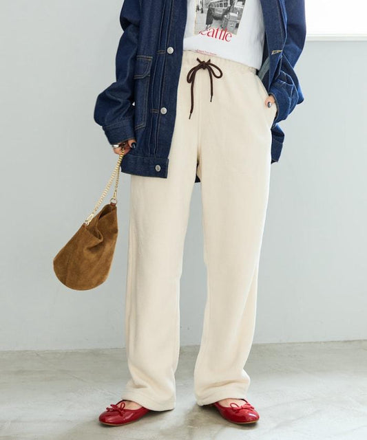 特別配色抓絨長褲【限量】