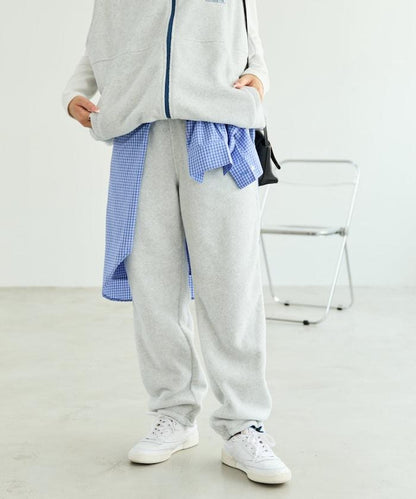 特別配色抓絨長褲【限量】