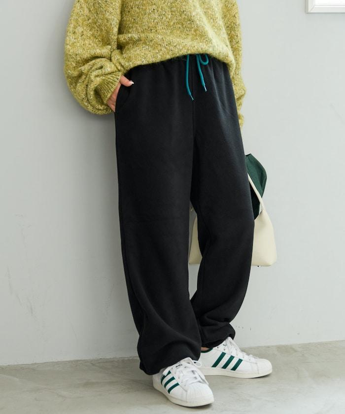 特別配色抓絨長褲【限量】