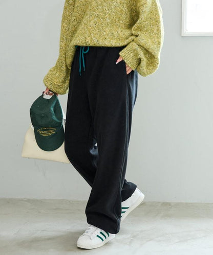 特別配色抓絨長褲【限量】
