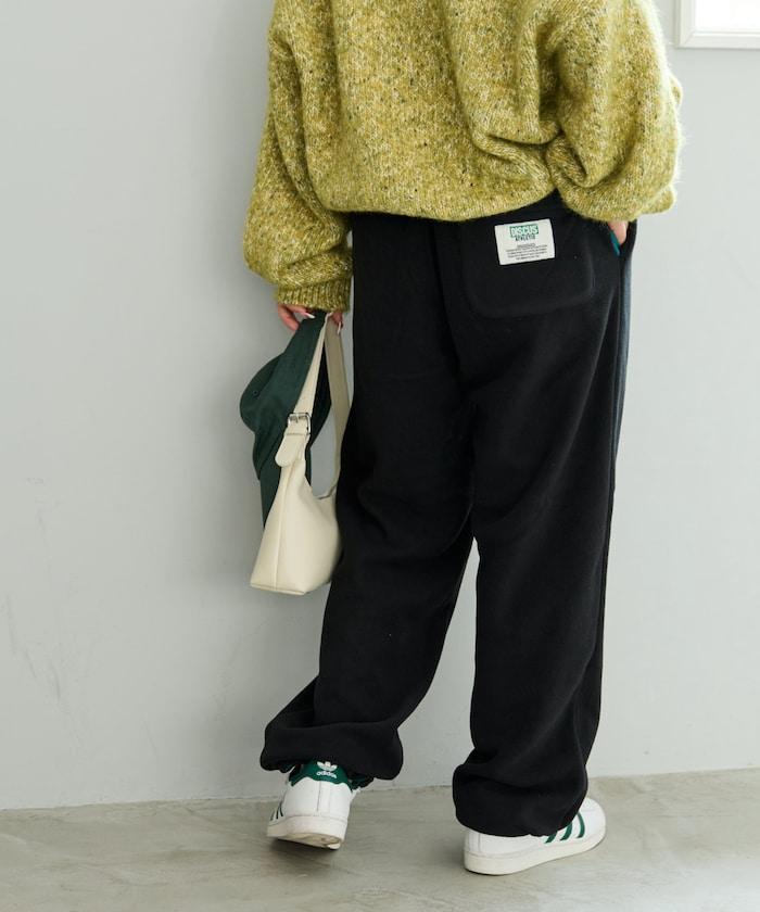 特別配色抓絨長褲【限量】