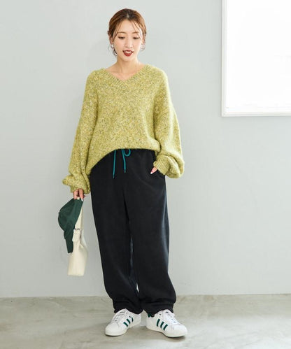 特別配色抓絨長褲【限量】