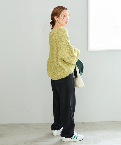 特別配色抓絨長褲【限量】