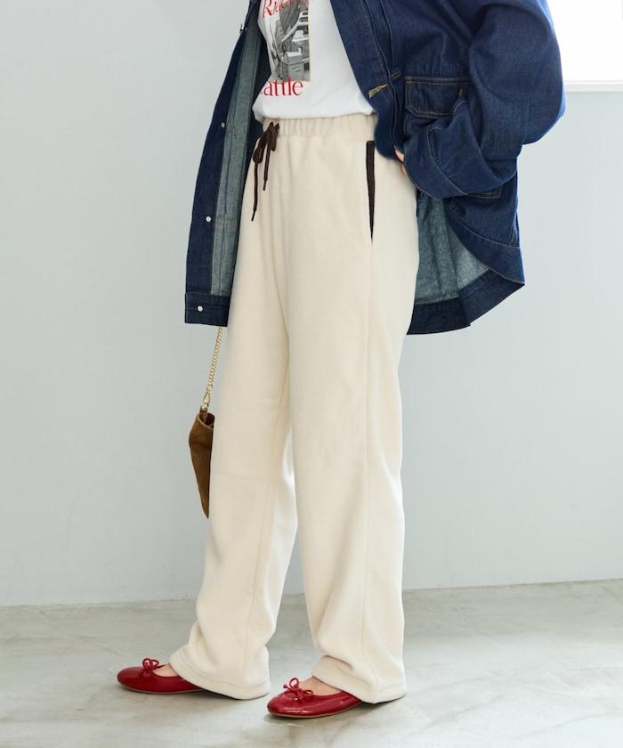 特別配色抓絨長褲【限量】