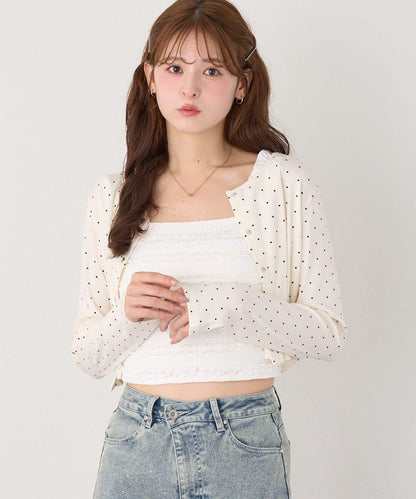 蕾絲內搭衫&開衫套裝