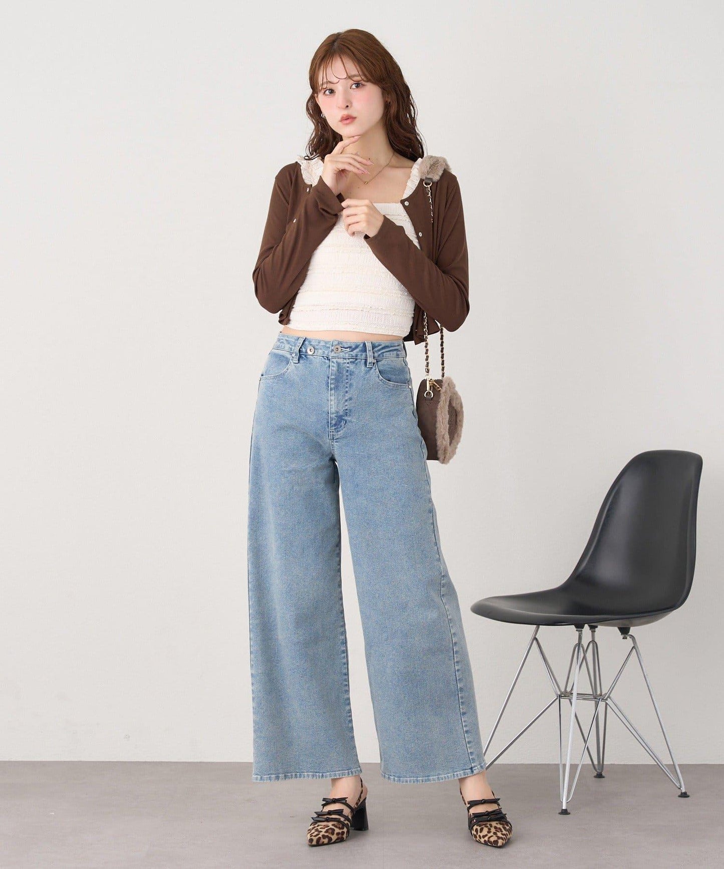 蕾絲內搭衫&開衫套裝