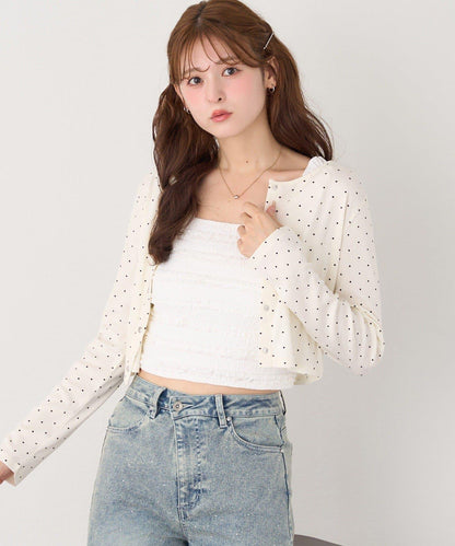 蕾絲內搭衫&開衫套裝