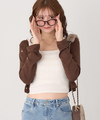 蕾絲內搭衫&開衫套裝