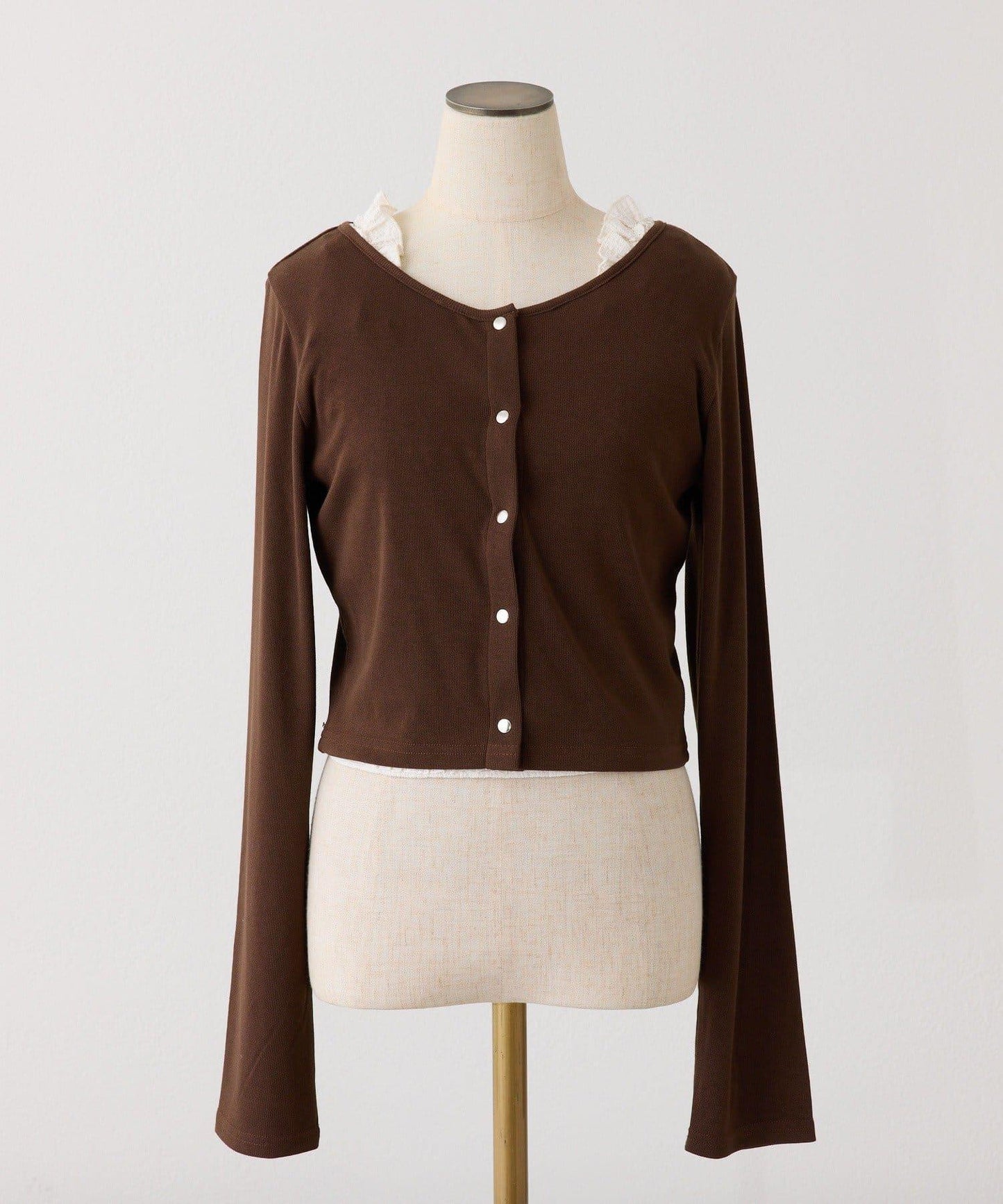 蕾絲內搭衫&開衫套裝