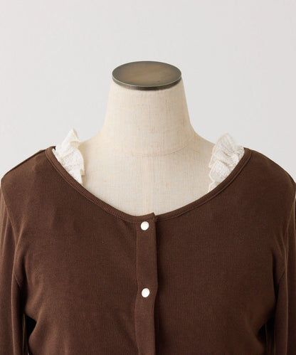 蕾絲內搭衫&開衫套裝