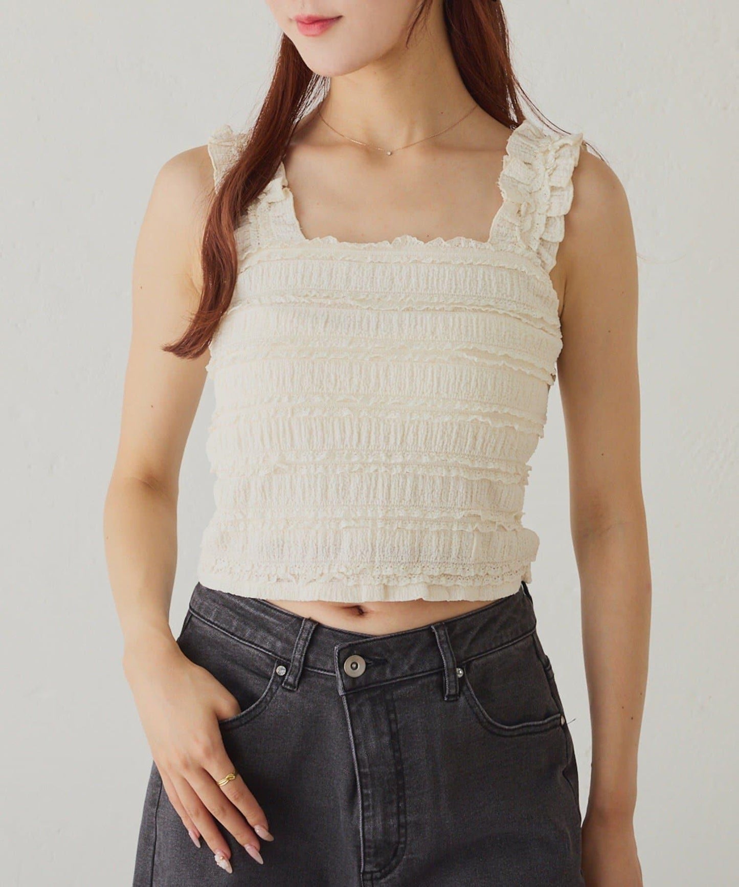 蕾絲內搭衫&開衫套裝