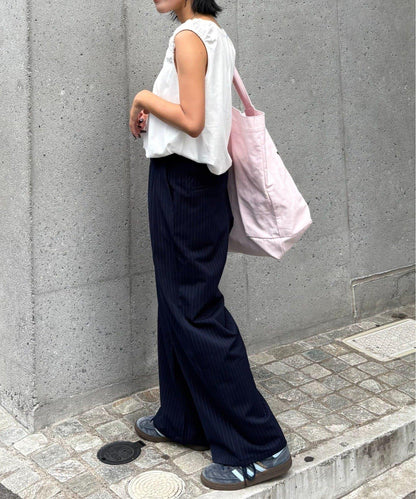 【UNISEX】NEW褶皺寬鬆闊腿褲