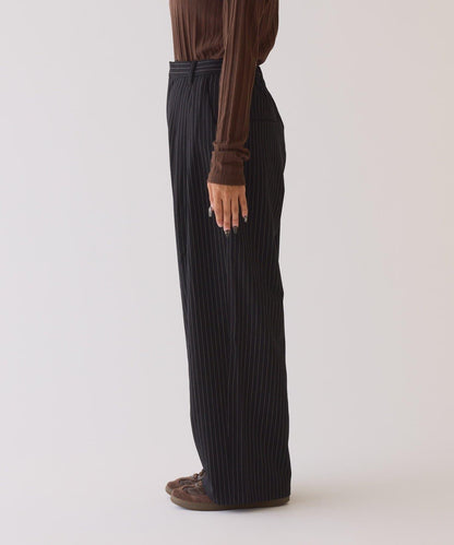 【UNISEX】NEW褶皺寬鬆闊腿褲