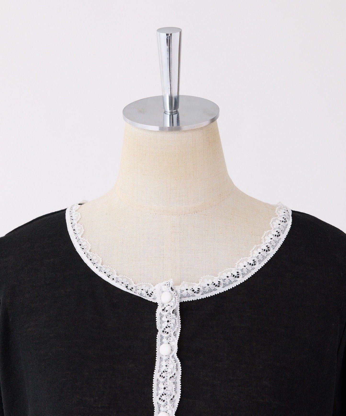 蕾絲拼接針織開衫