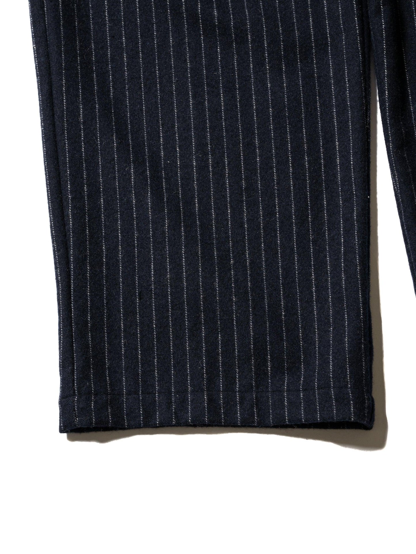 CRAFTED 3褶西裝褲 / 羊毛混紡條紋斜紋布