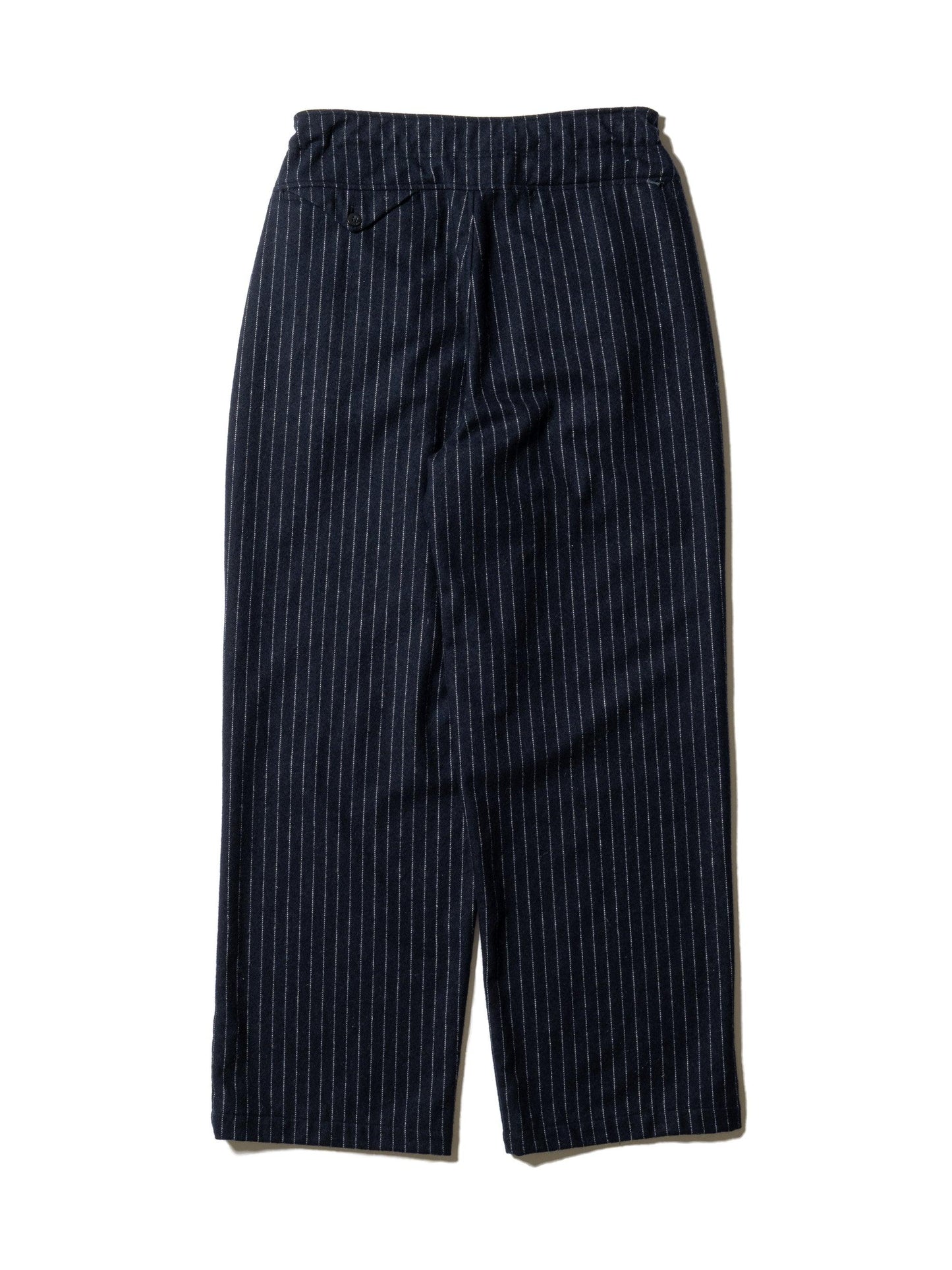 CRAFTED 3褶西裝褲 / 羊毛混紡條紋斜紋布
