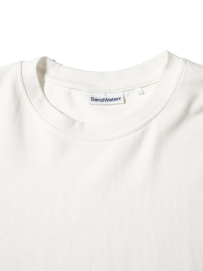 長袖有序T恤 / 棉質平紋針織