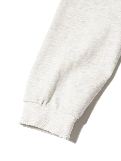 長袖有序T恤 / 棉質平紋針織