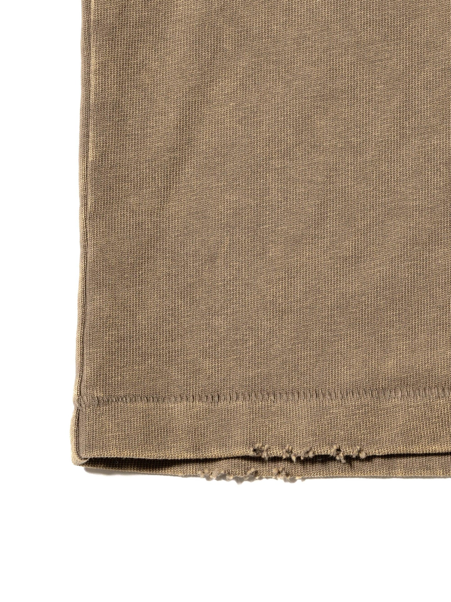 長袖有序T恤 / 棉質平紋針織