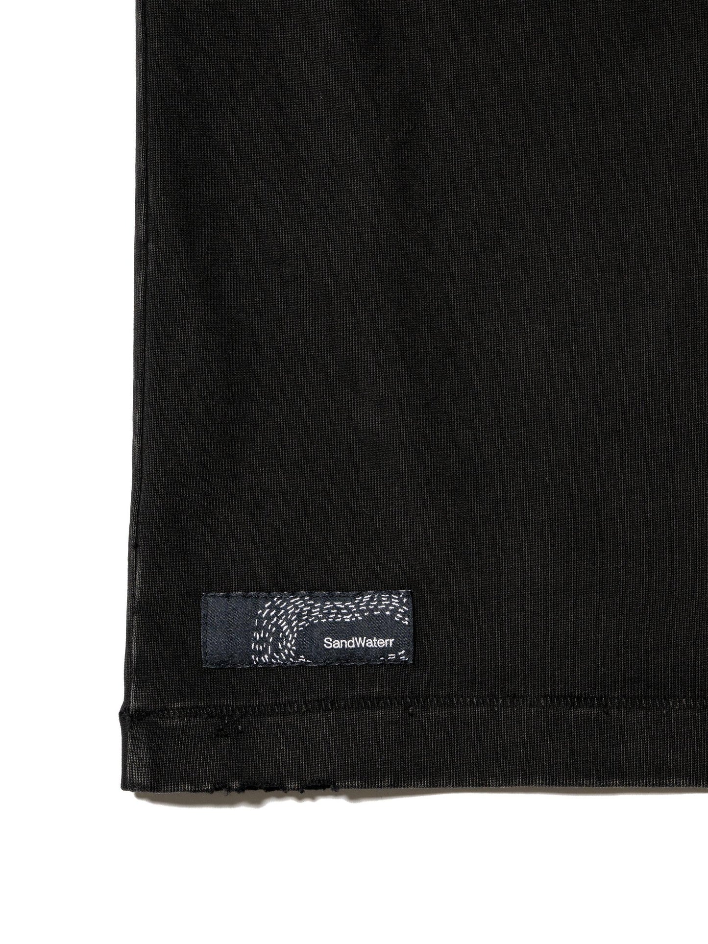 長袖有序T恤 / 棉質平紋針織