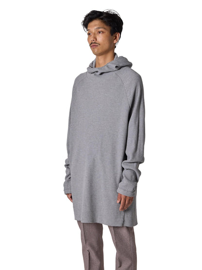 連帽套頭長款上衣 / 棉質保暖