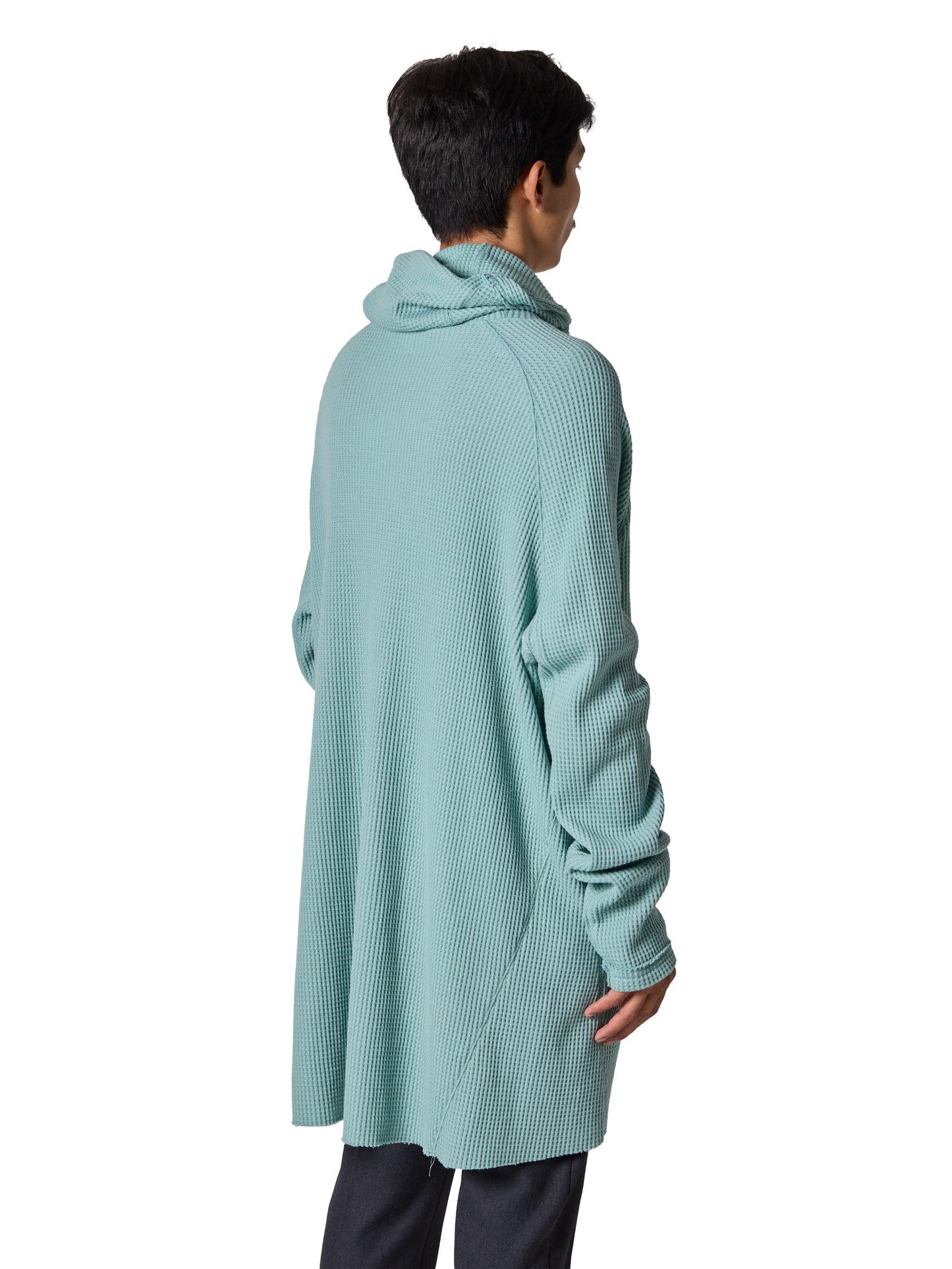 連帽套頭長款上衣 / 棉質保暖