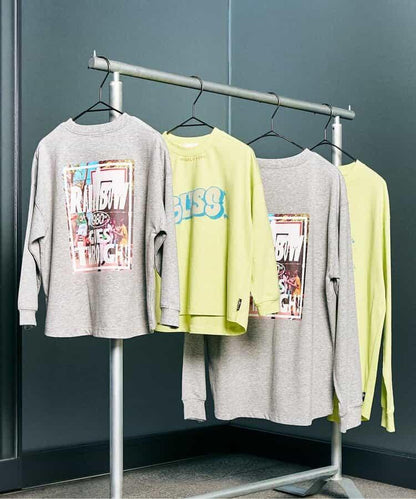 5色5款印花長袖T恤（成人）