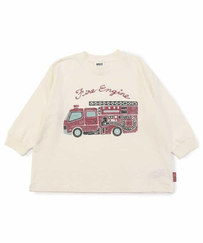 宛如刺繡般！工程車輛三款圖案T恤