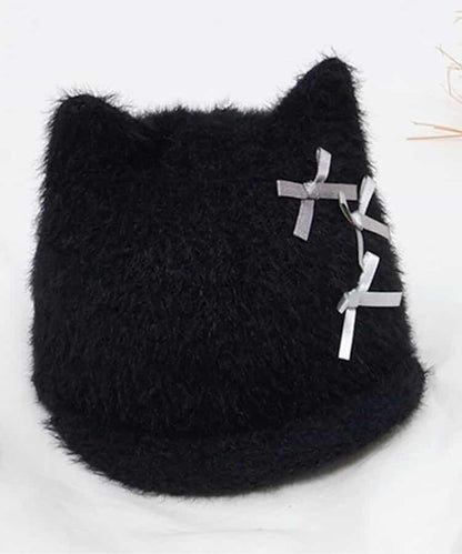 貓咪毛絨漁夫帽