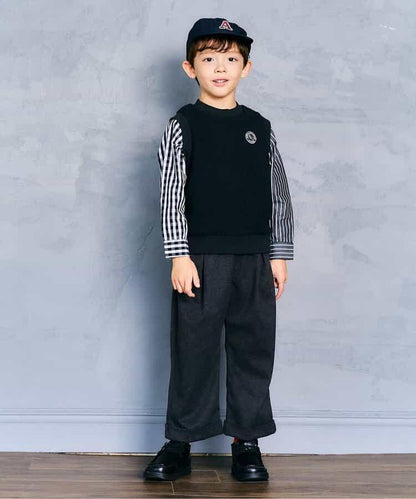 人字紋拼接棒球帽