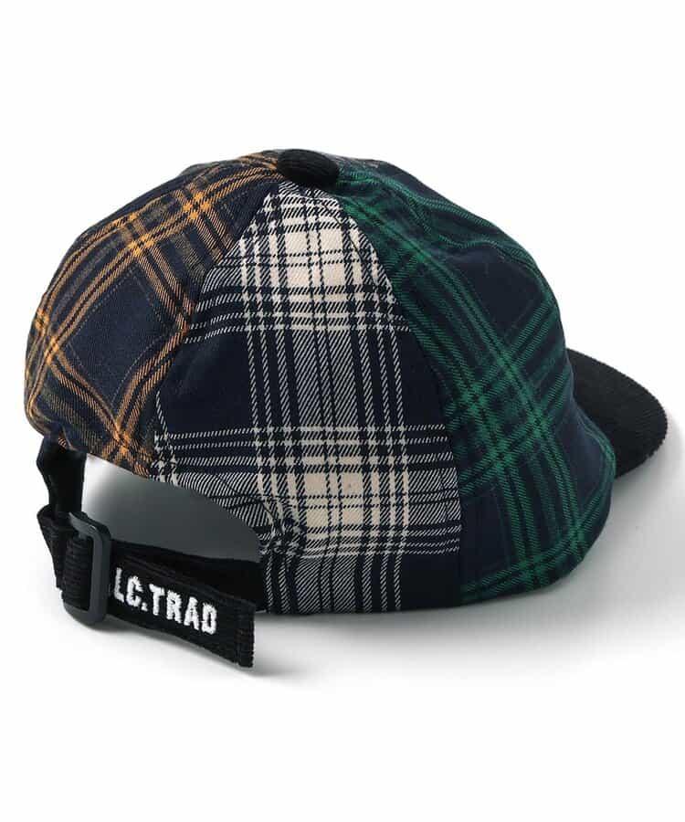 人字紋拼接棒球帽