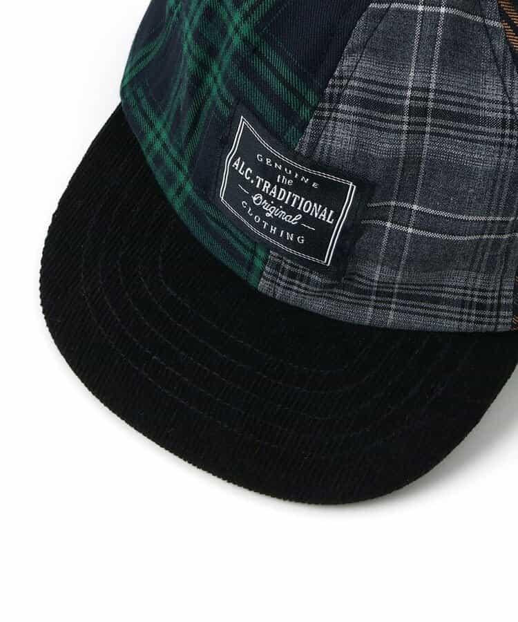 人字紋拼接棒球帽