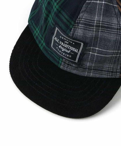 人字紋拼接棒球帽