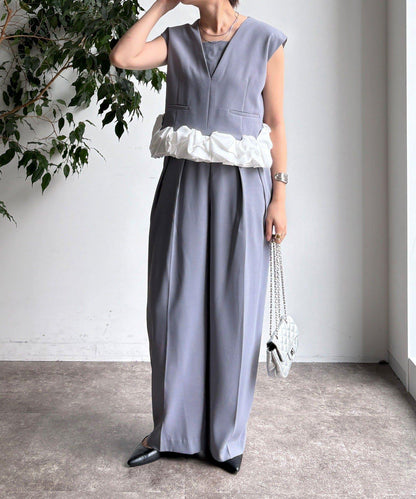 【DouDou】荷葉邊連衣裙