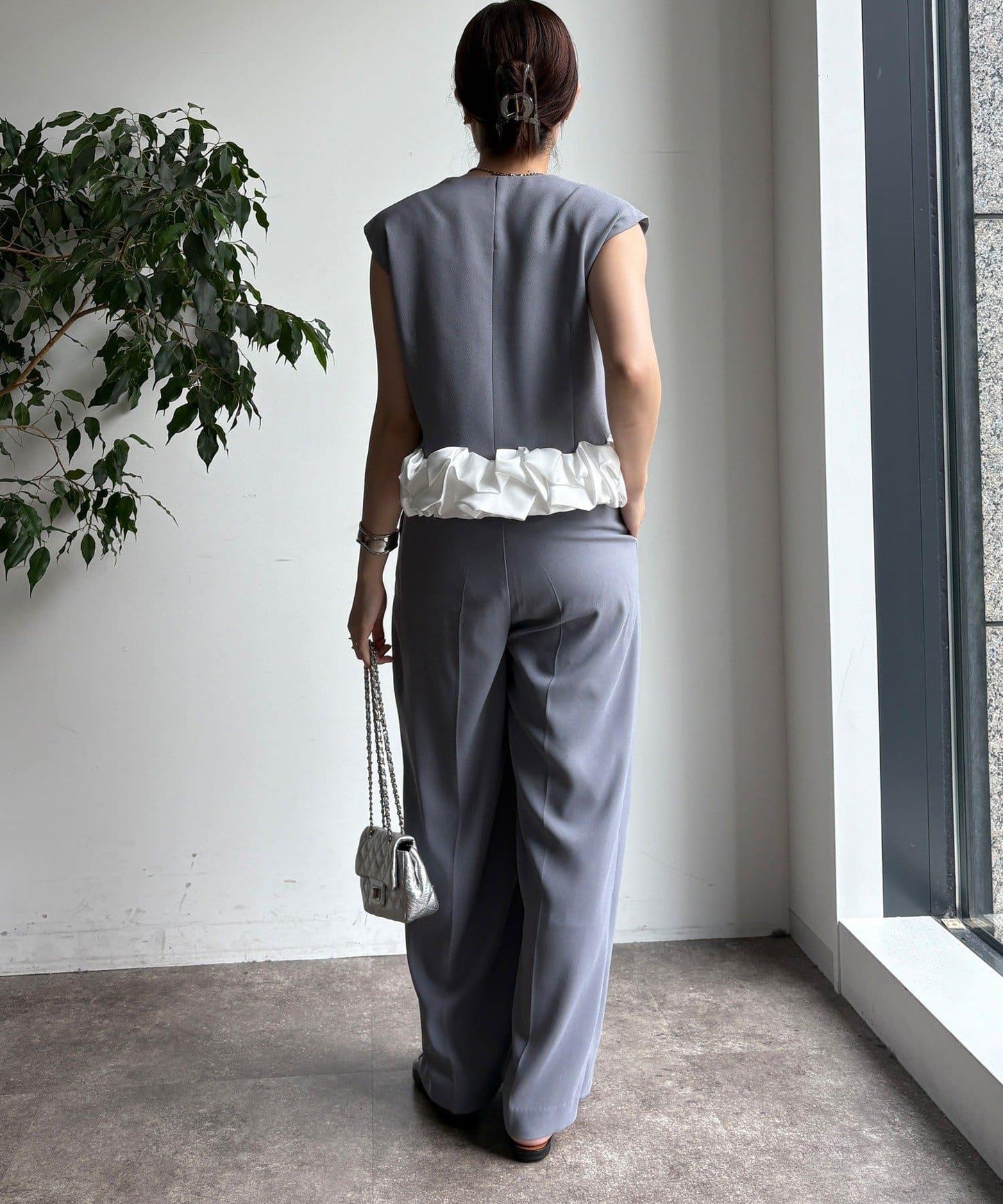 【DouDou】荷葉邊連衣裙