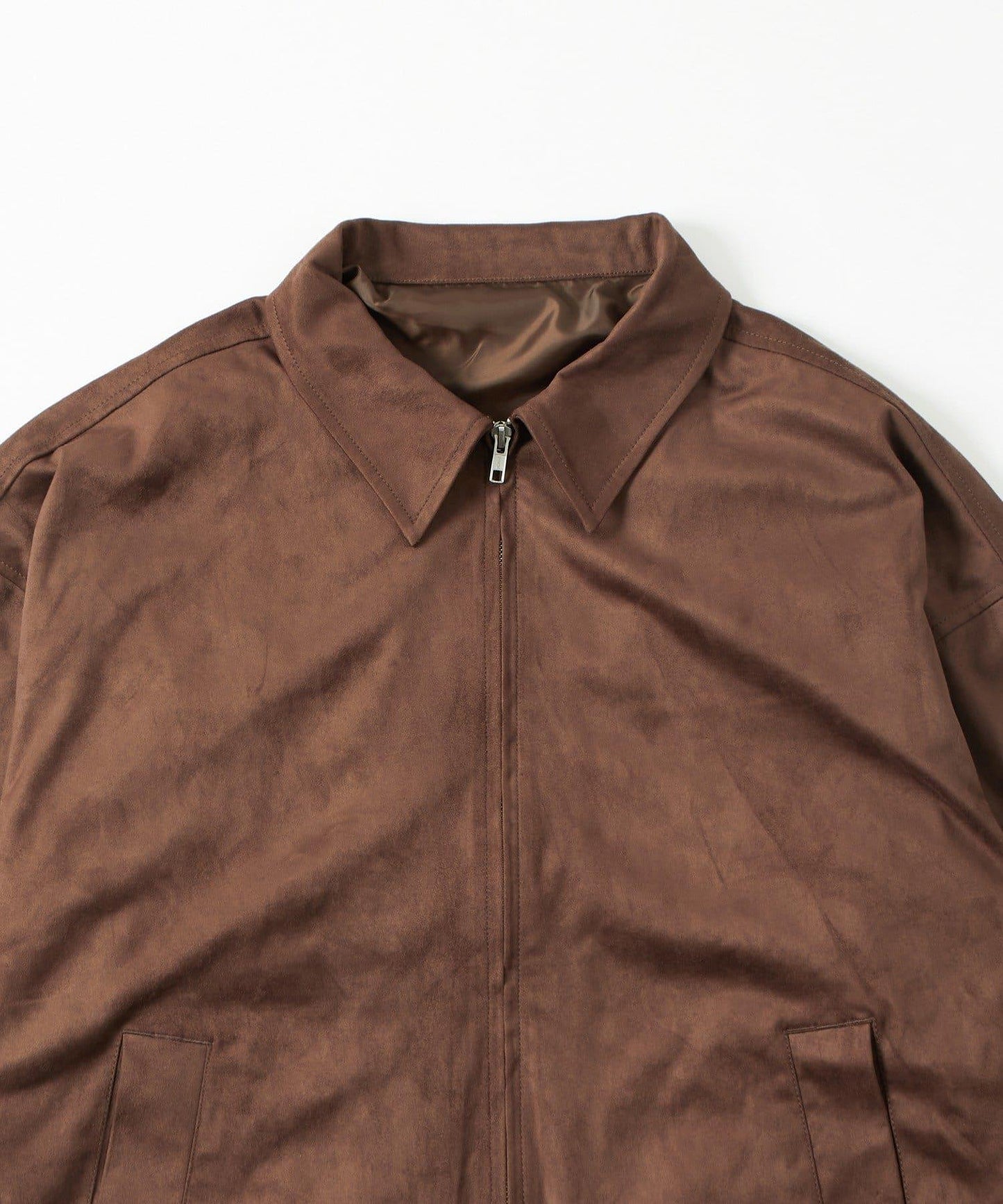 【WHO'S WHO gallery】仿麂皮寬鬆夾克