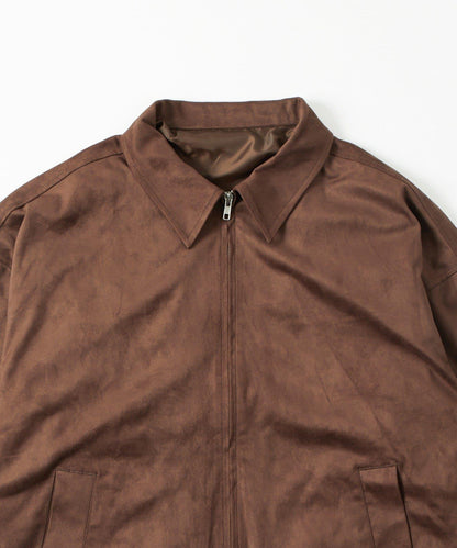 【WHO'S WHO gallery】仿麂皮寬鬆夾克