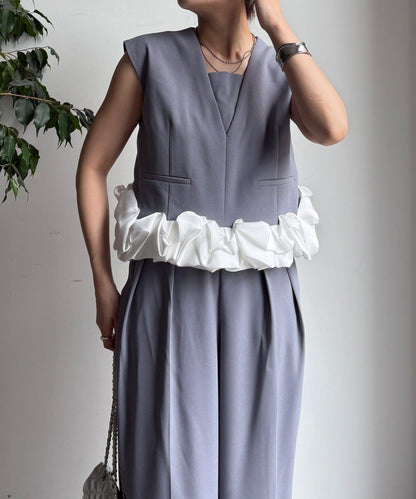 【DouDou】荷葉邊連衣裙