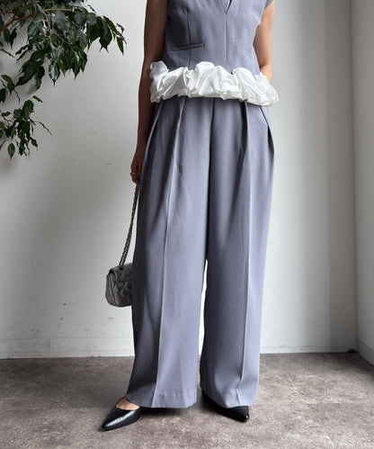 【DouDou】荷葉邊連衣裙