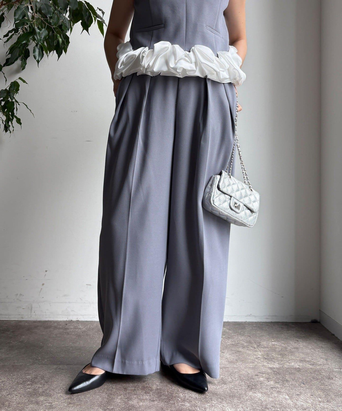 【DouDou】荷葉邊連衣裙