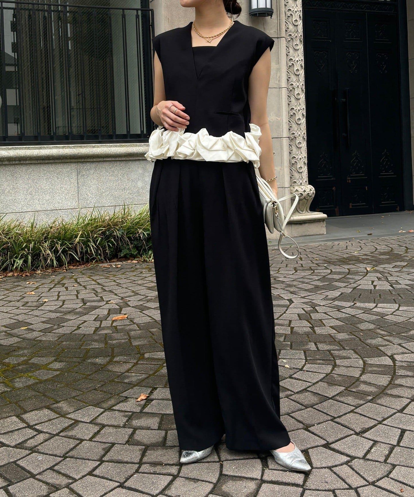 【DouDou】荷葉邊連衣裙