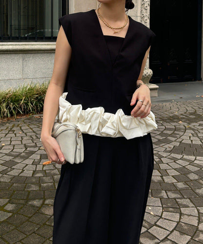 【DouDou】荷葉邊連衣裙