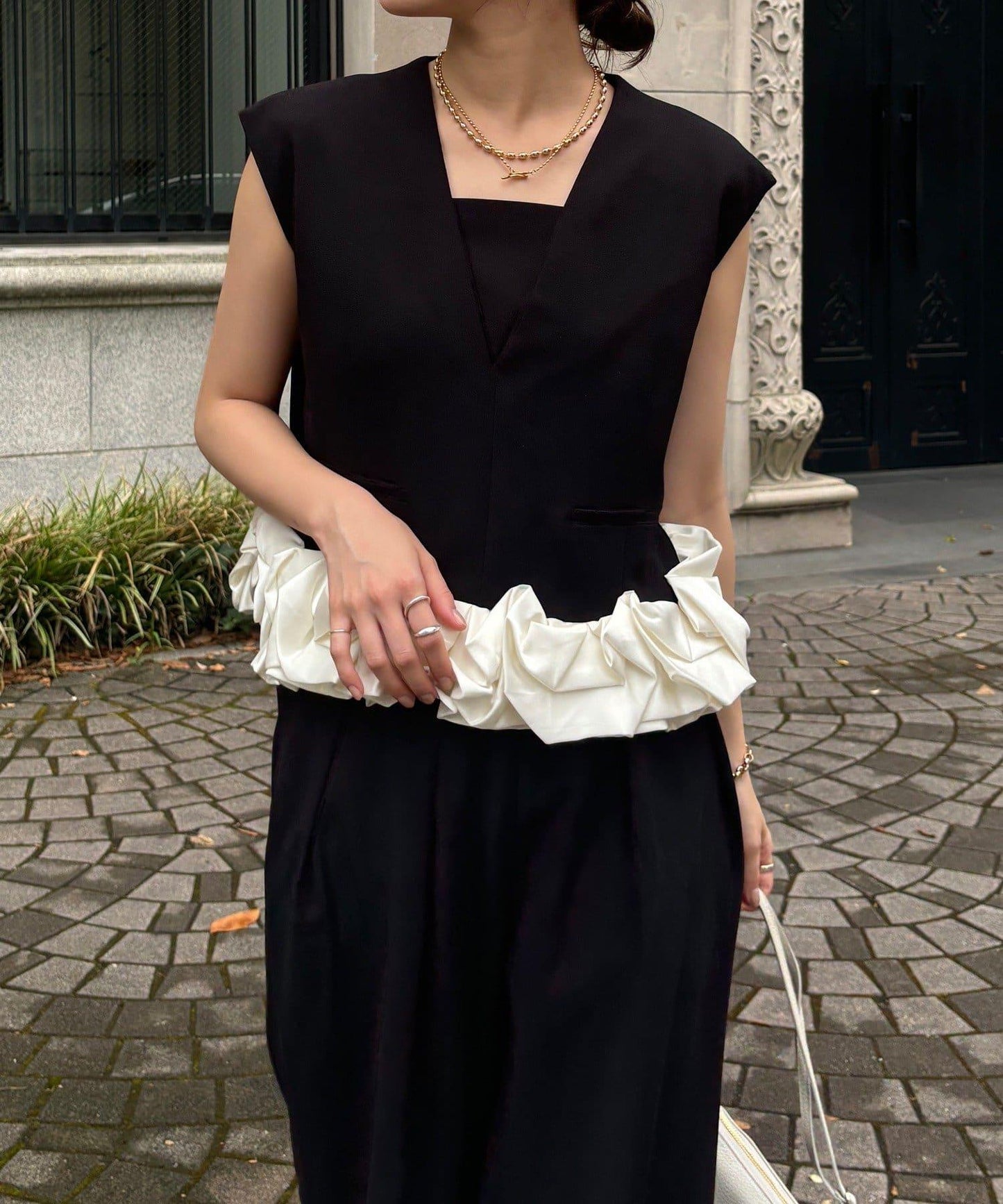 【DouDou】荷葉邊連衣裙