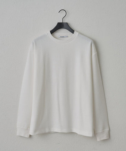 【AW】瓷磚提花長袖T恤