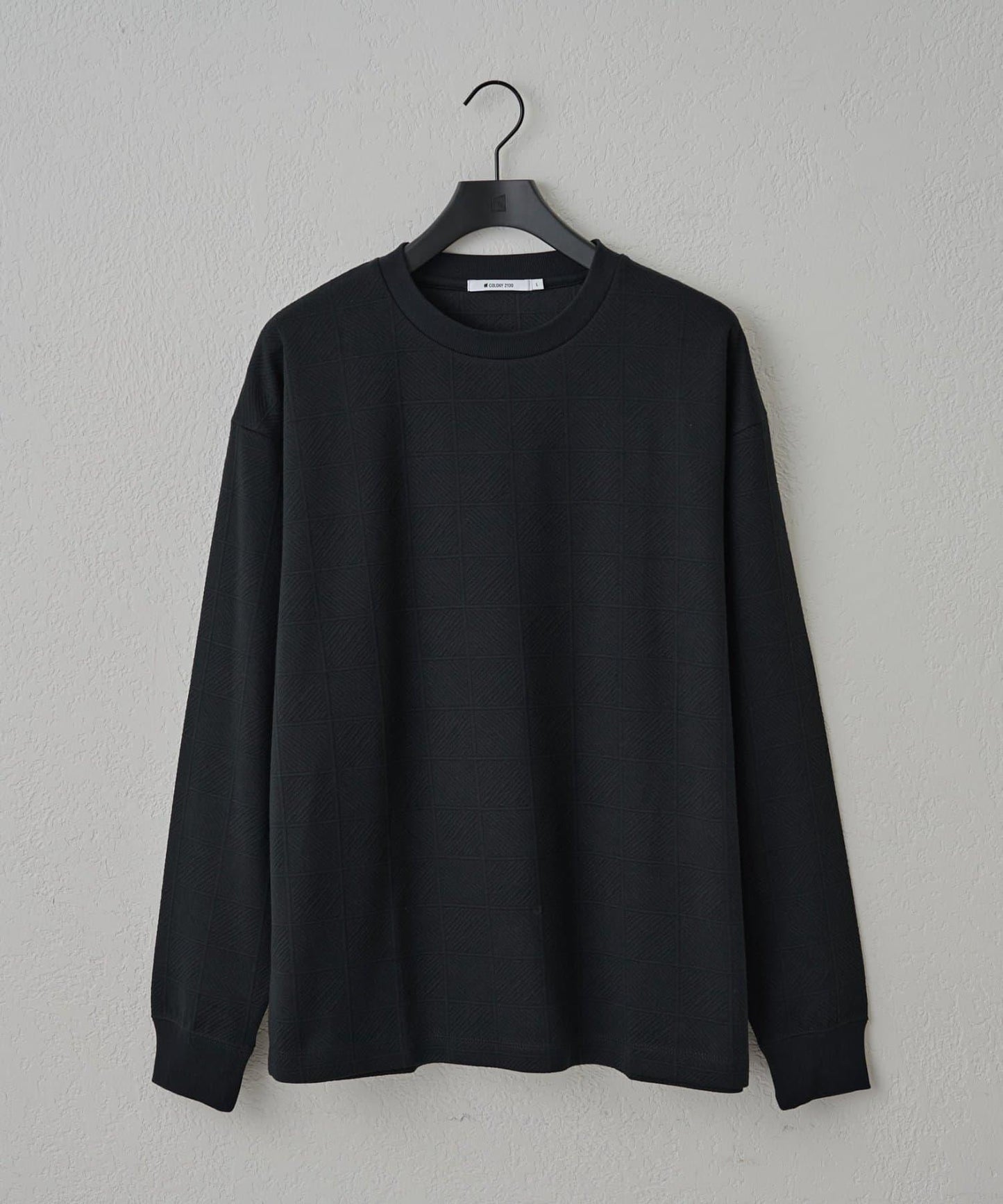 【AW】瓷磚提花長袖T恤