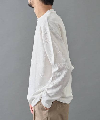 【AW】瓷磚提花長袖T恤