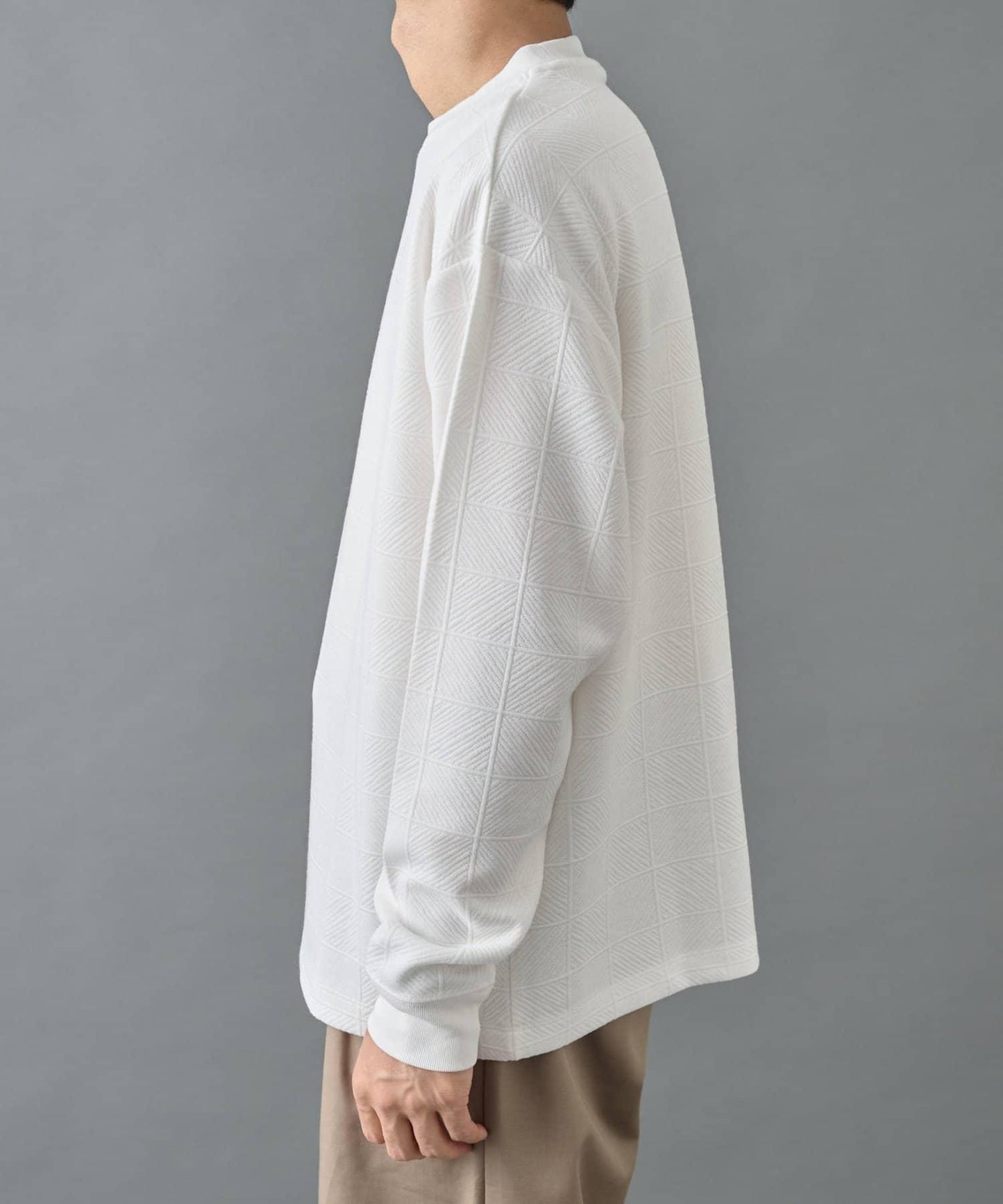 【AW】瓷磚提花長袖T恤