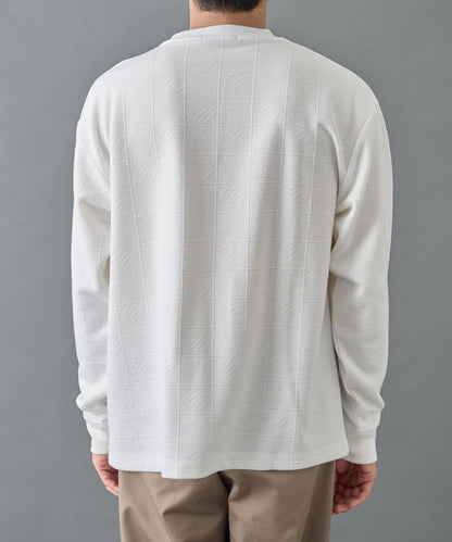 【AW】瓷磚提花長袖T恤